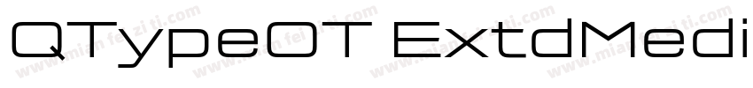 QTypeOT ExtdMedium Regular字体转换